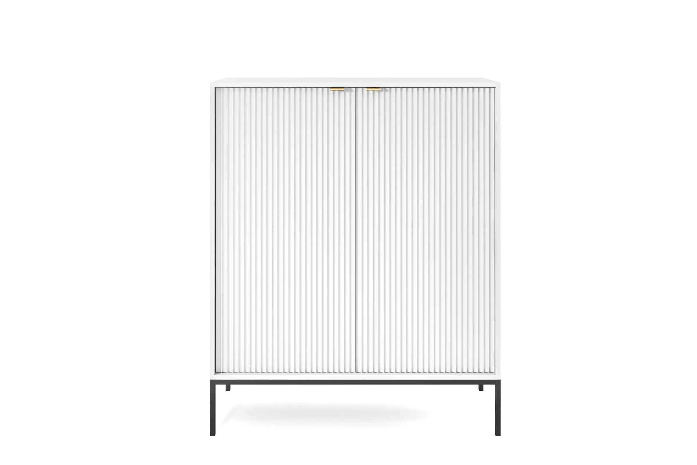 Piaski Komoda Nova 104 cm bílá/černá