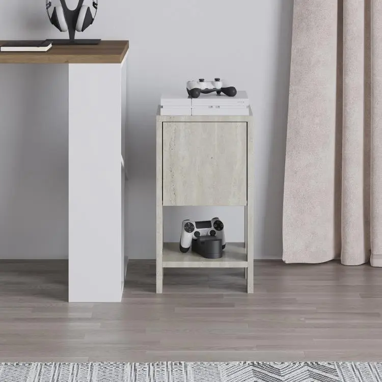 Noční stolek Houseland EMA travertin