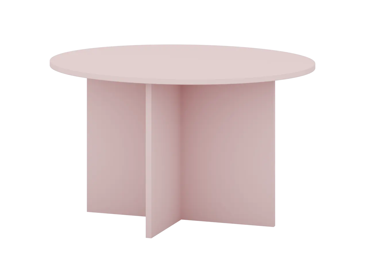 Szynaka Konferenční stolek Phoebe 01 84 cm růžový