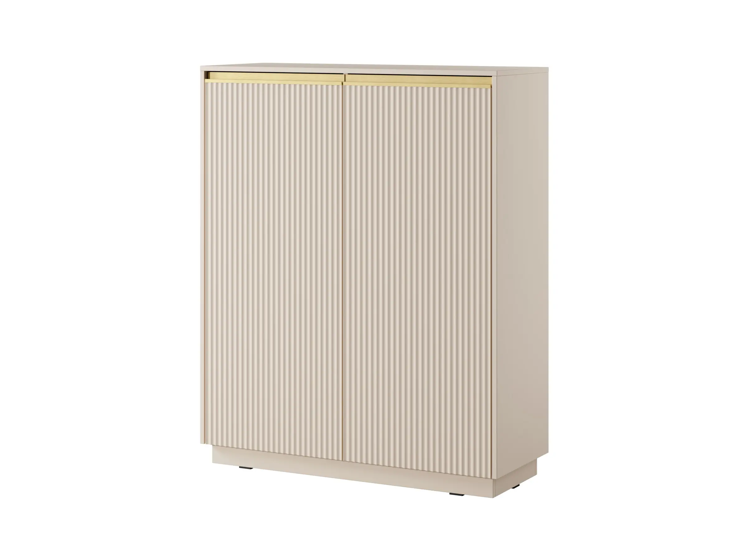 Piaski Komoda Royal II 104 cm KW béžová/zlatá