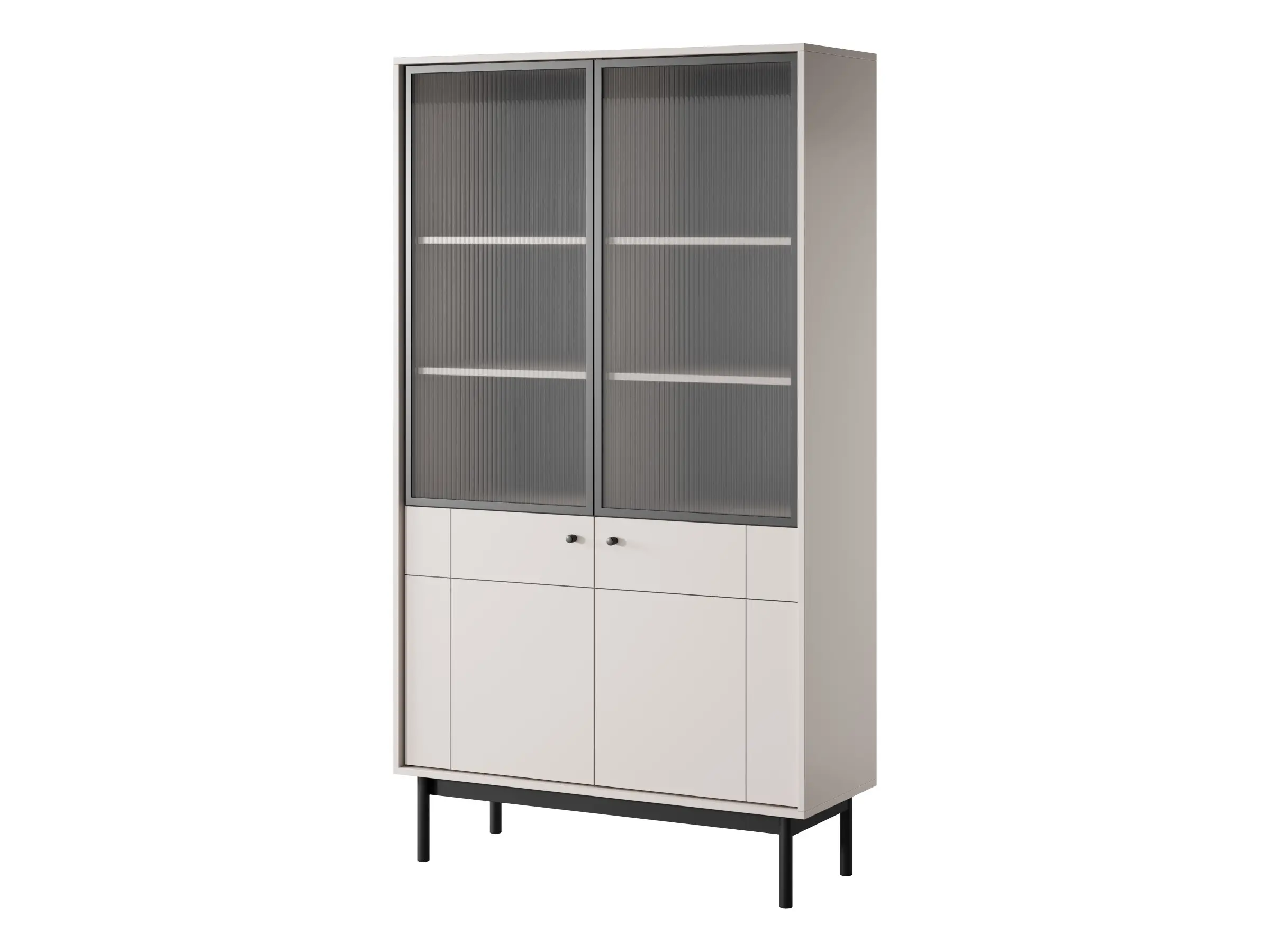 Piaski Vitrína Japandi 104 cm kašmír