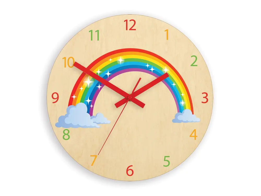 Dywany Lusczow Nástěnné hodiny Rainbow