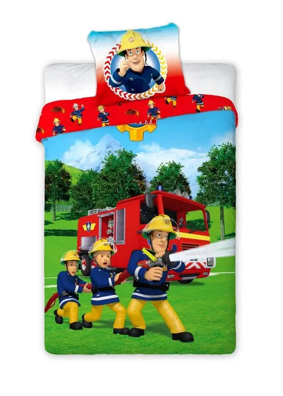 Faro Bavlněné povlečení Požárník Sam 027 - 160x200 cm