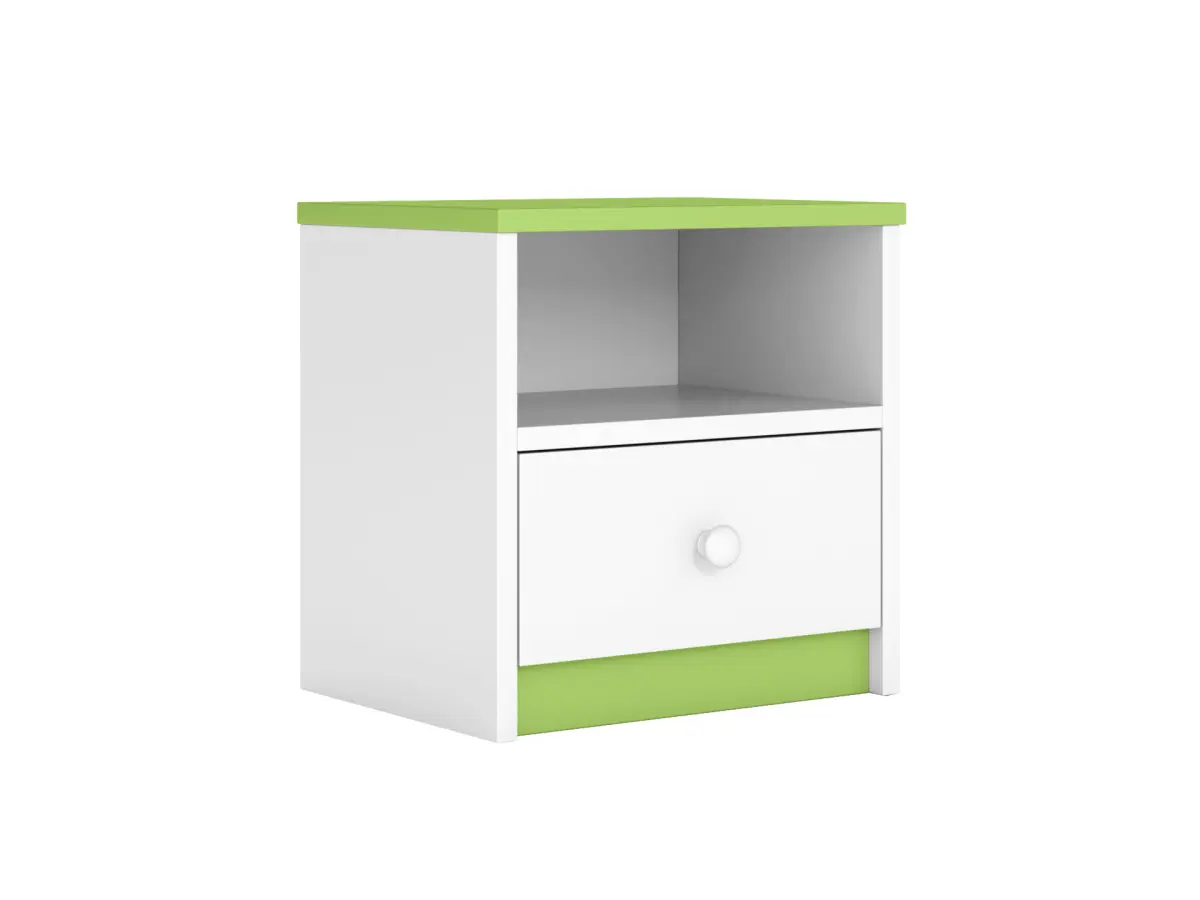 Kocot kids Dětský noční stolek Babydreams 40 cm zelený