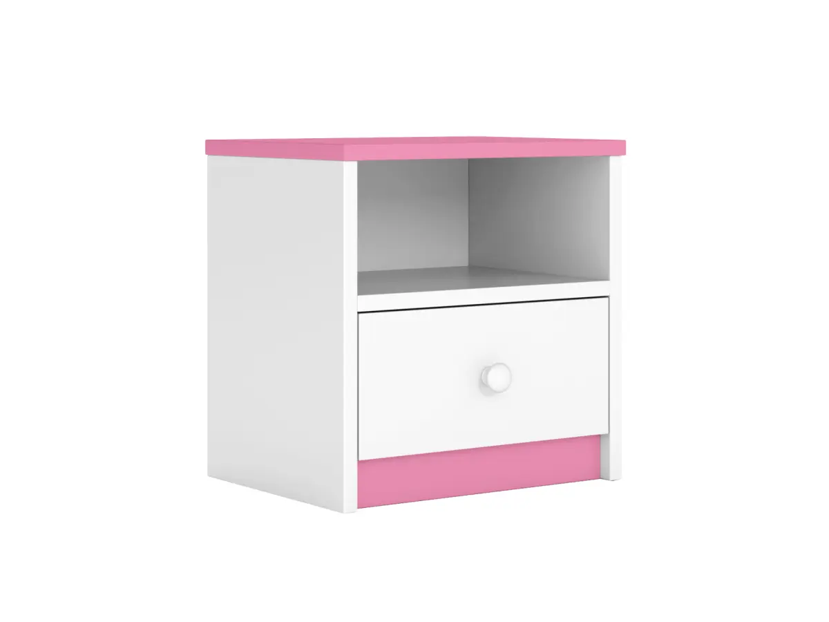 Kocot kids Dětský noční stolek Babydreams 40 cm růžový