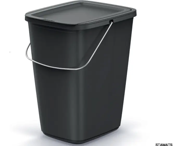 Prosperplast Odpadkový koš COMPACTO FLAS 12 L černý
