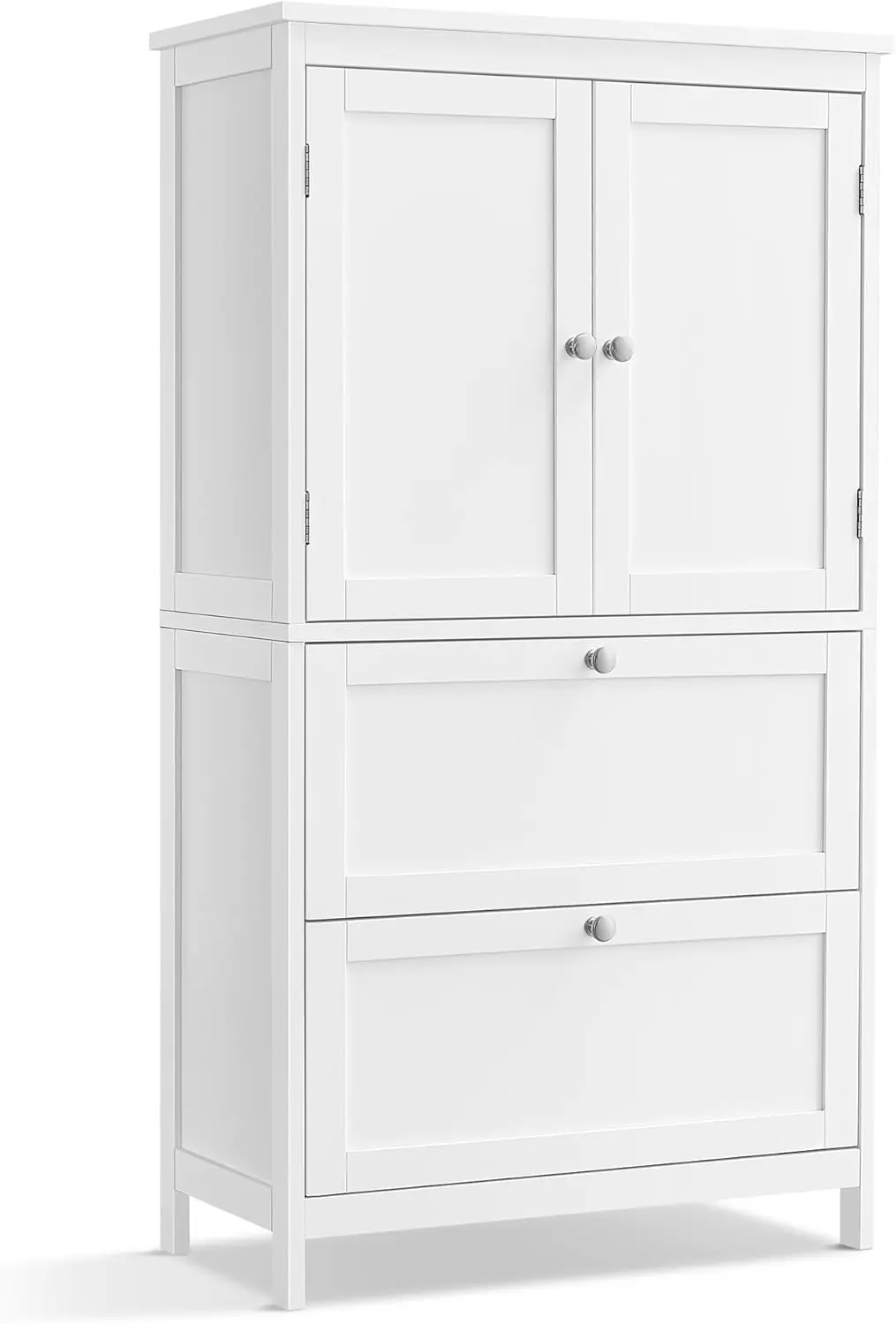 SONGMICS Koupelnová skříňka Vasagle Swede 110 cm bílá