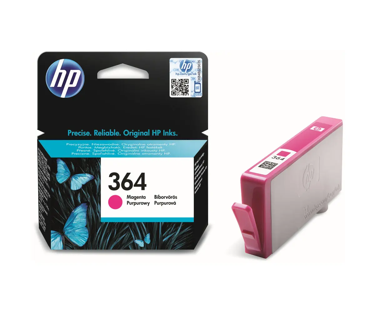 Inkoustová kazeta HP 364 purpurová (CB319EE#BA3)
