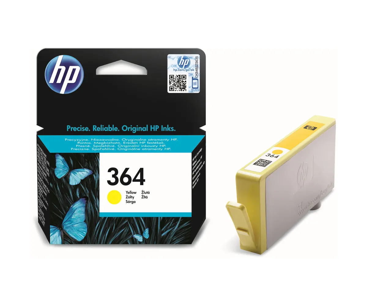 Inkoustová kazeta HP 364 žlutá (CB320EE#BA3)