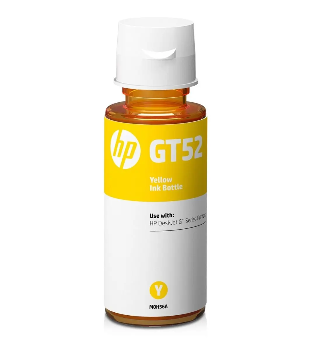 HP GT52 - žlutá lahvička s inkoustem M0H56AE