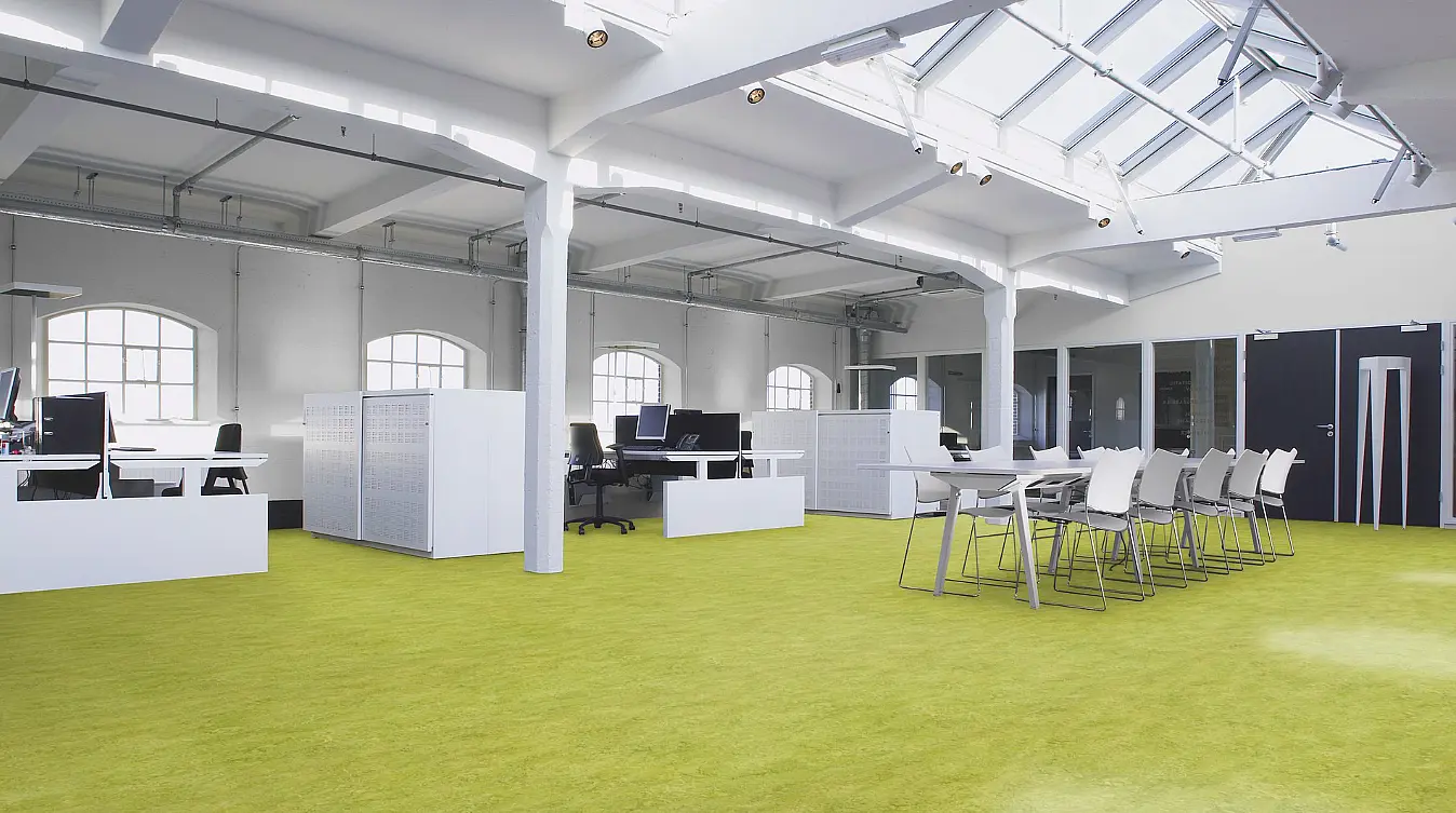 FORBO Marmoleum marbled real Chartreuse 3224 Tl. 2 mm
