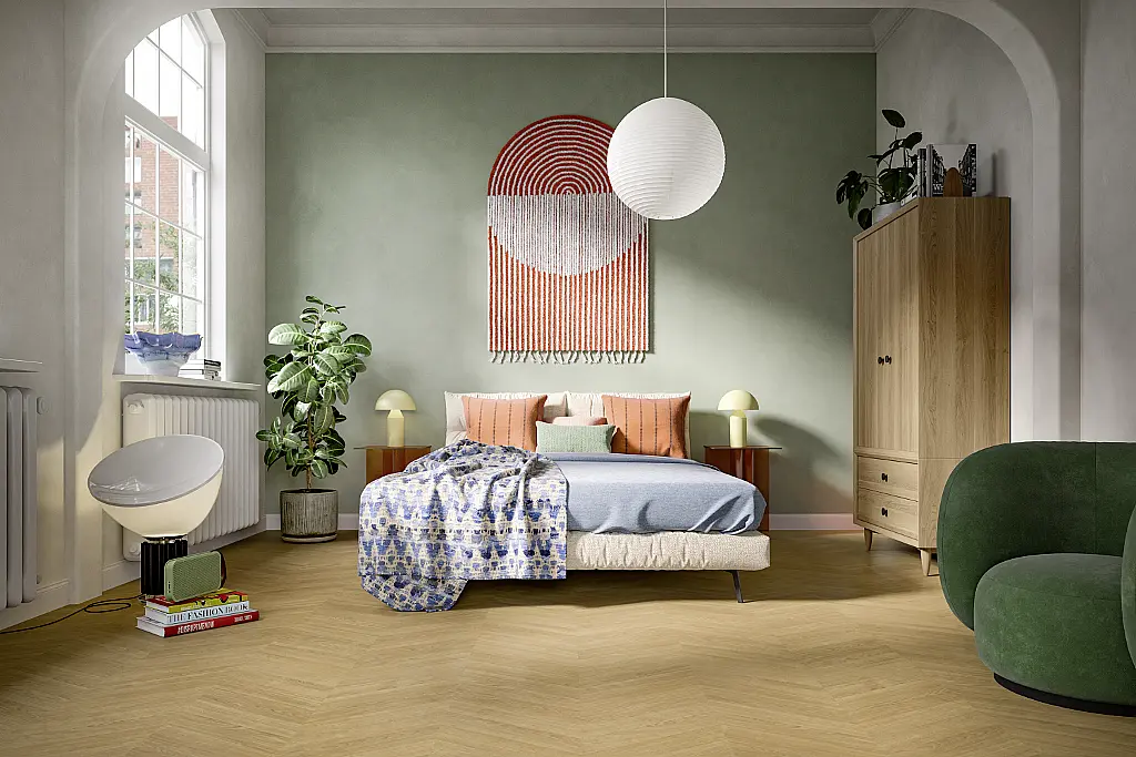 EGGER E-motion kingsize 32 Dub skanderborg medový EL291F