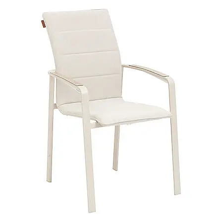 Hliníkové křeslo CAPRI (ivory)