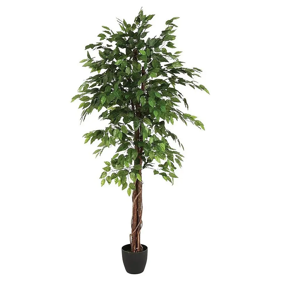 Atmosphera Vysoký umělý fíkus s květináčem, výška 180 cm zelený 110341-JJA
