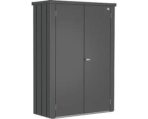 Biohort Zahradní skříň na terasu Romeo M High tmavě šedá 132 x 57 x 181 cm