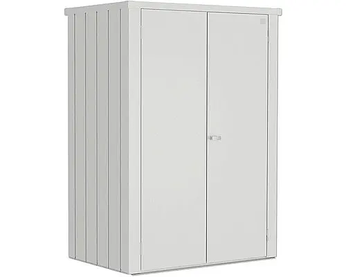 Biohort Skříňka na terasu BIOHORT Romeo L high 132 x 87 x 181 cm (stříbrná metalíza)
