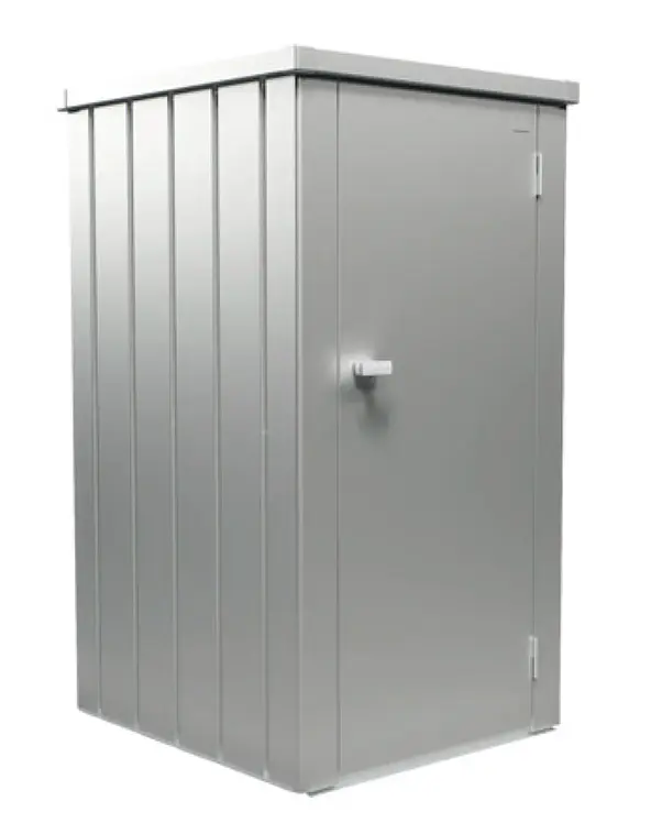 Biohort Skříňka na terasu BIOHORT Julia L 77 x 87 x 140 cm (stříbrná metalíza)
