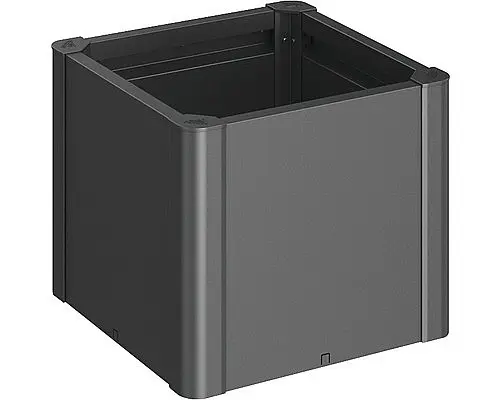 Biohort Truhlík BIOHORT Belvedere 54,7 x 54,7 x 45 cm (tmavě šedá metalíza)