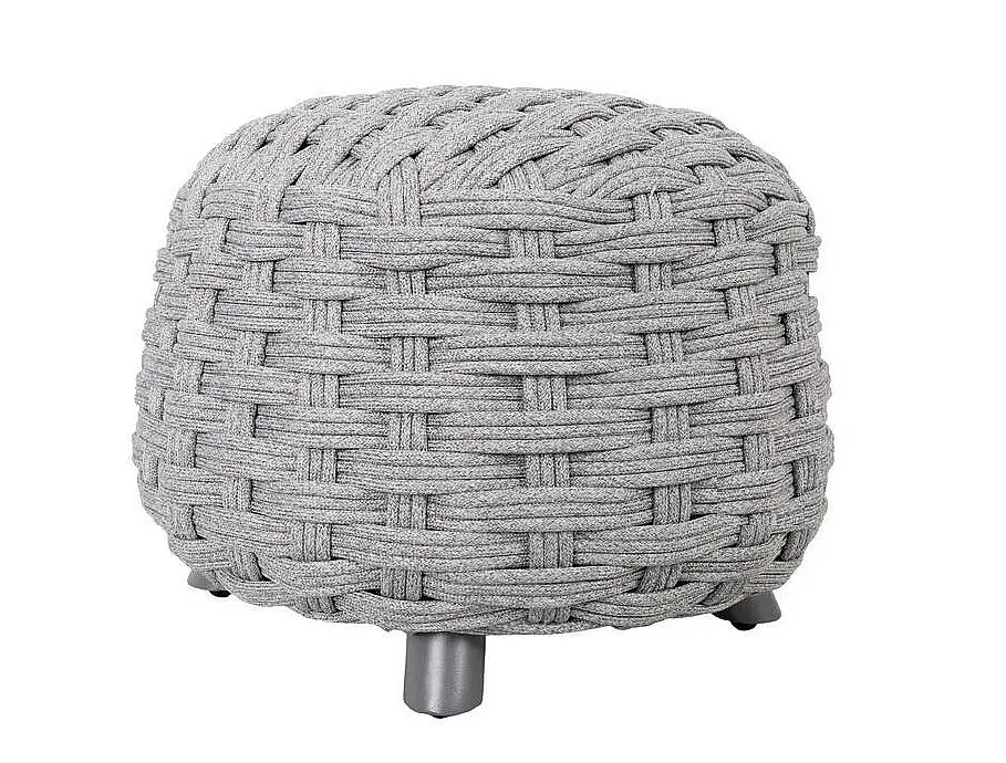 Luxusní hliníkový taburet CALIOPE ø 49 cm (grafit)