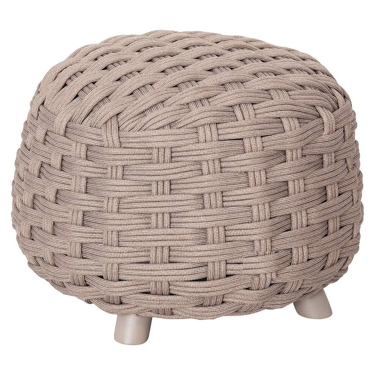 Luxusní hliníkový taburet CALIOPE ø 49 cm (café)