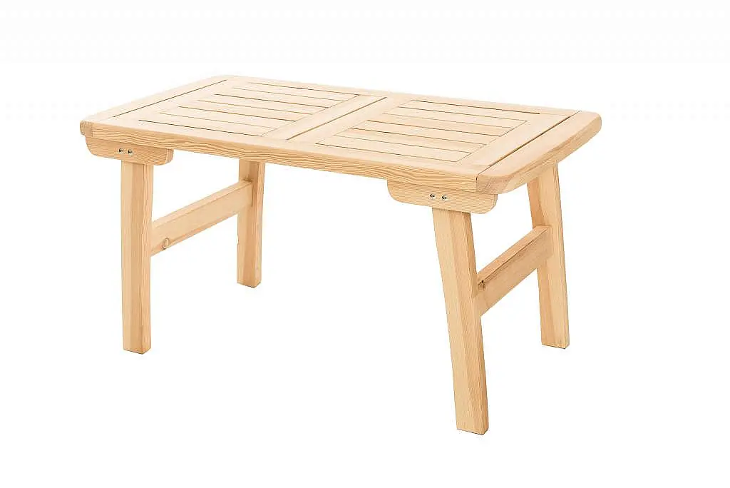DEOKORK Masivní zahradní stůl z borovice ROMANTIC (32 mm) - různé délky
