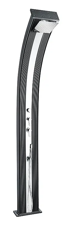 HANSCRAFT Solární sprcha s ruční sprchou DADA CURVE antracit/inox