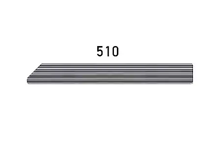 Soklová lišta šedá břidlice 9556 510, 78x10x4500/6000 mm, TWINSON 10 × 78 ×