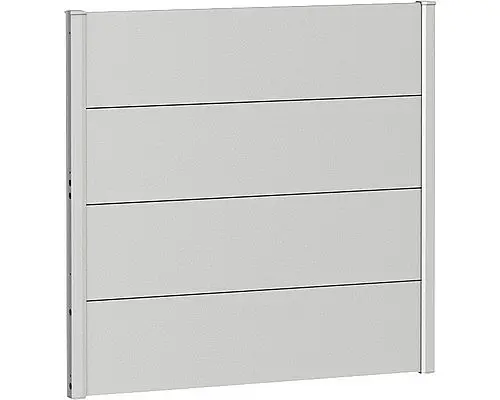 Biohort Zástěna na ochranu soukromí BIOHORT - výška 91 cm (stříbrná metalíza) 180 × 91 × 4,4 cm