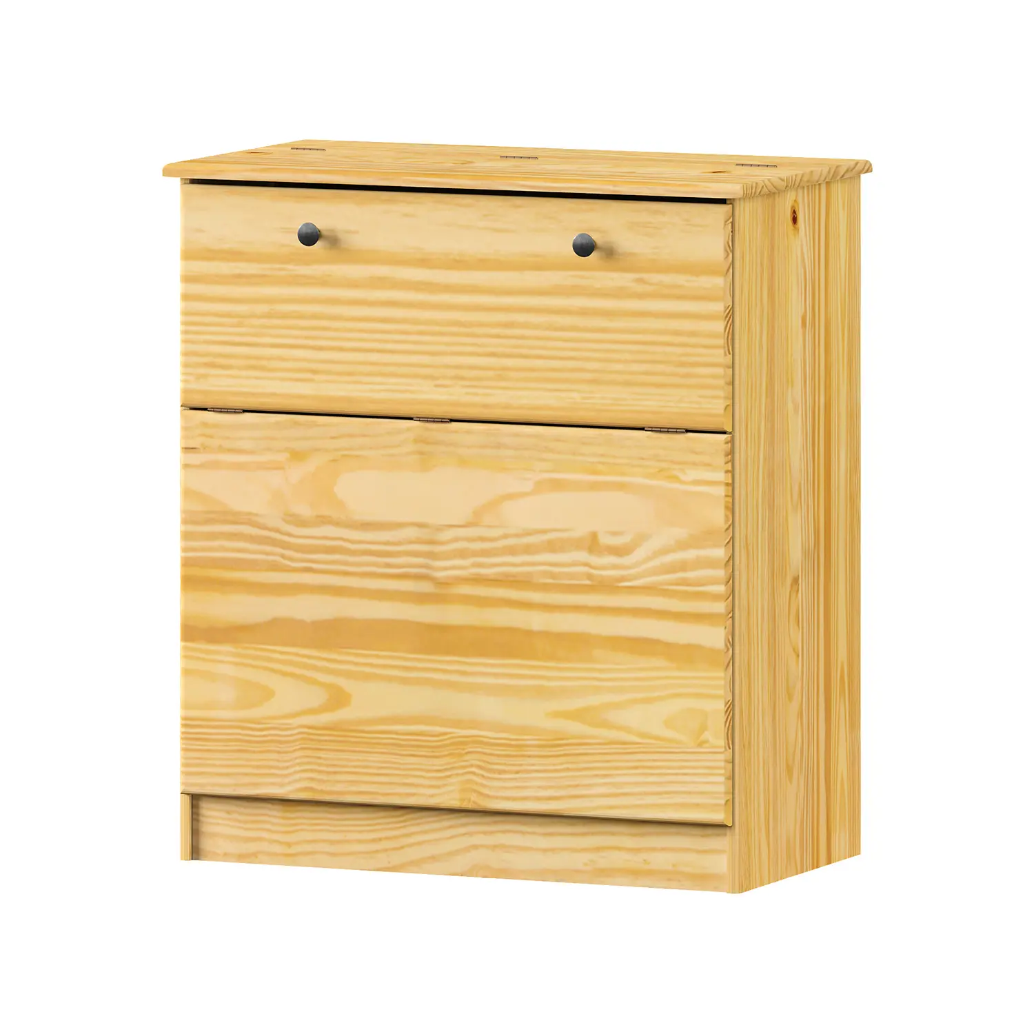 Skříňka na lůžkoviny, kovové úchytky