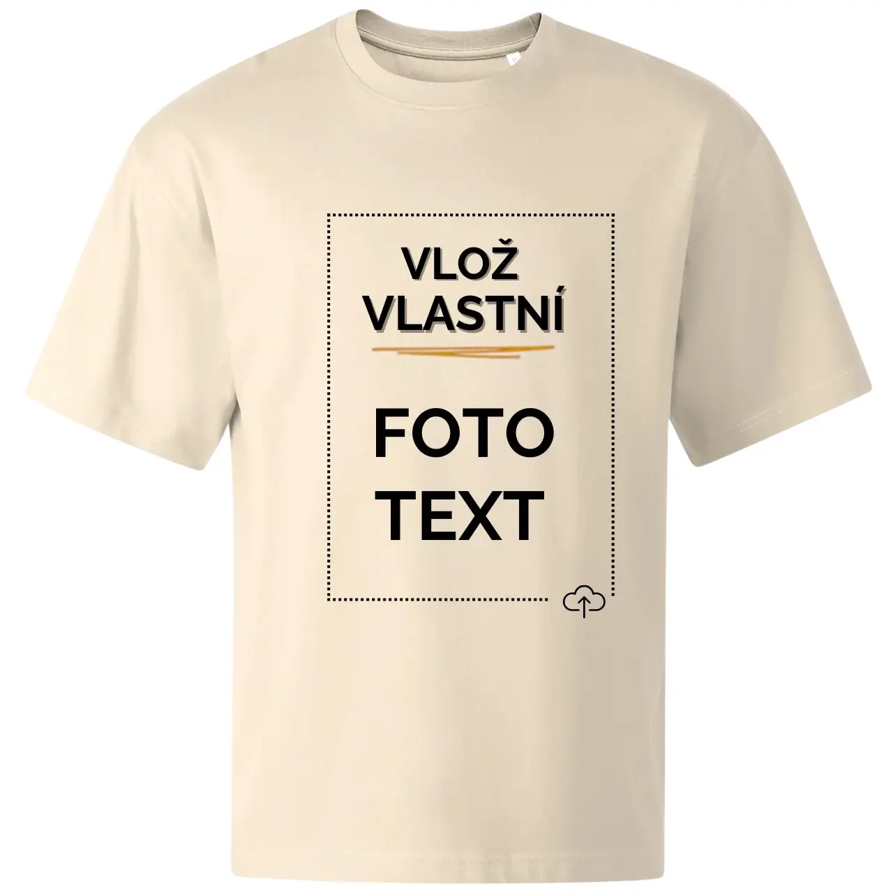 Oversized tričko s potiskem