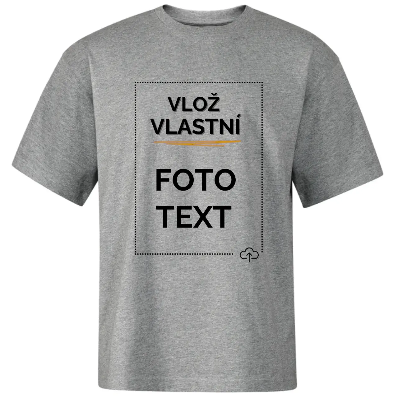 Oversized tričko s potiskem