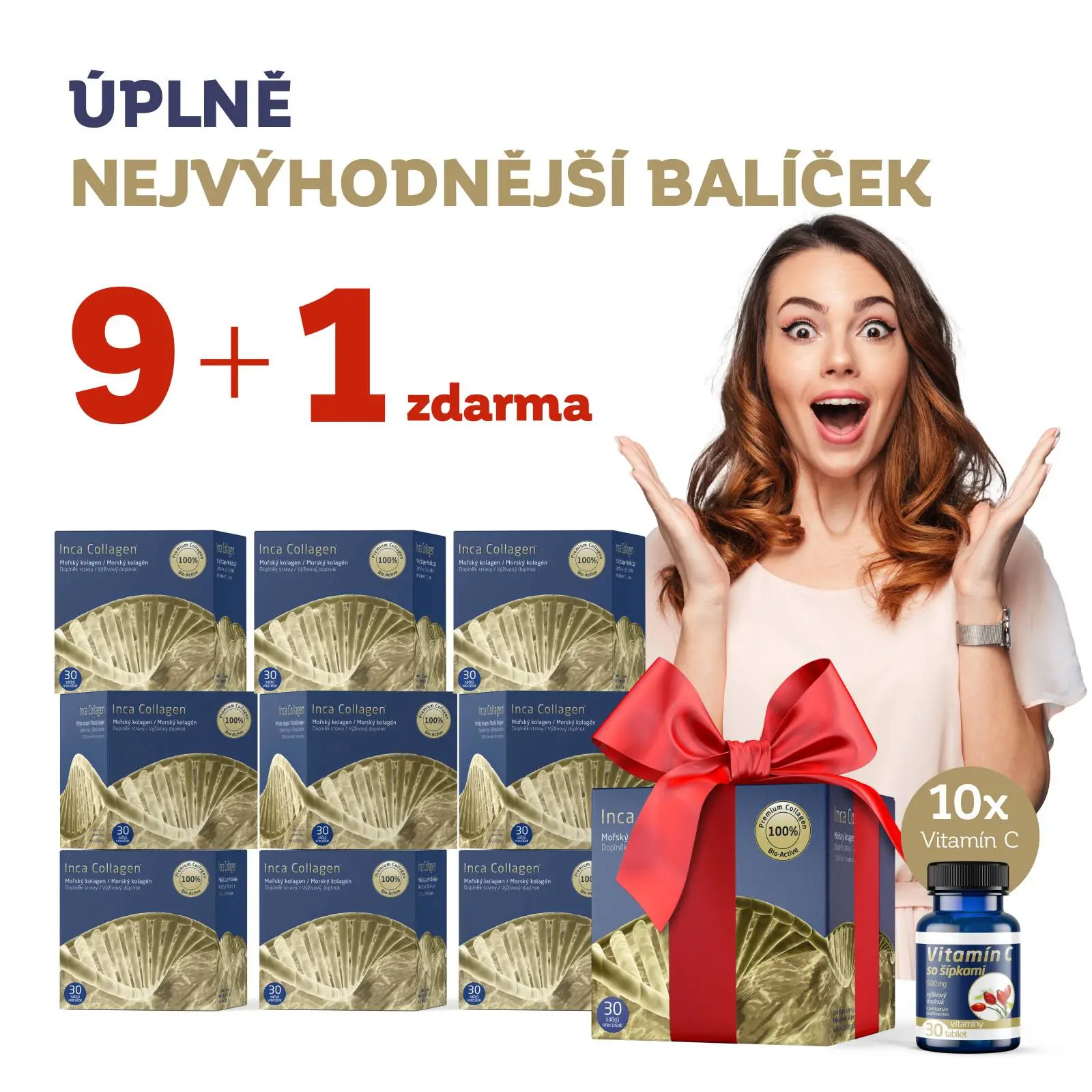Inca Collagen Akce 9+1 zdarma