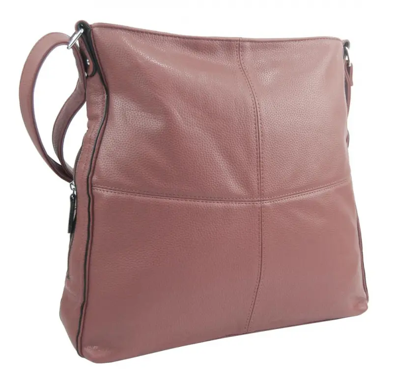 MARIA MARNI Praktická velká dámská crossbody kabelka 47-MH starorůžová