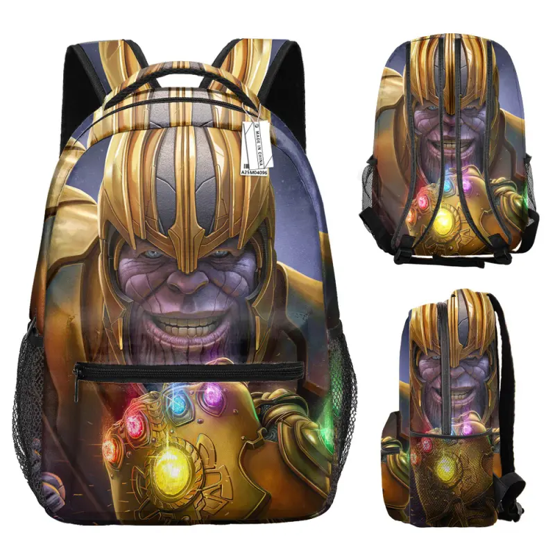 Made in China Dětský / studentský batoh s potiskem celého obvodu motiv Thanos 1