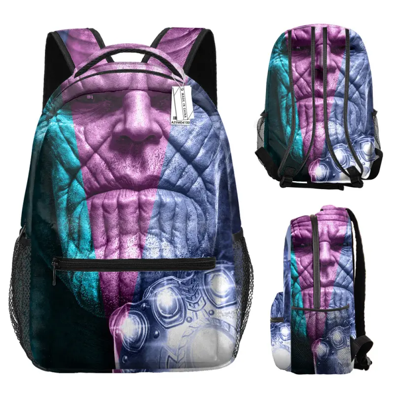 Made in China Dětský / studentský batoh s potiskem celého obvodu motiv Thanos 2
