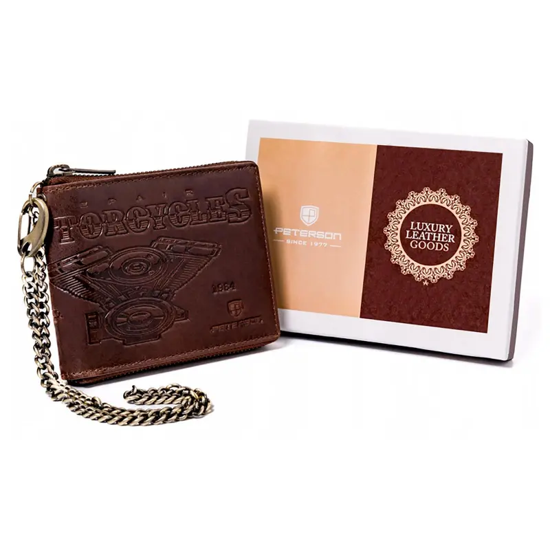 Peterson Pánská peněženka PTN N992C-09-HWM Brown