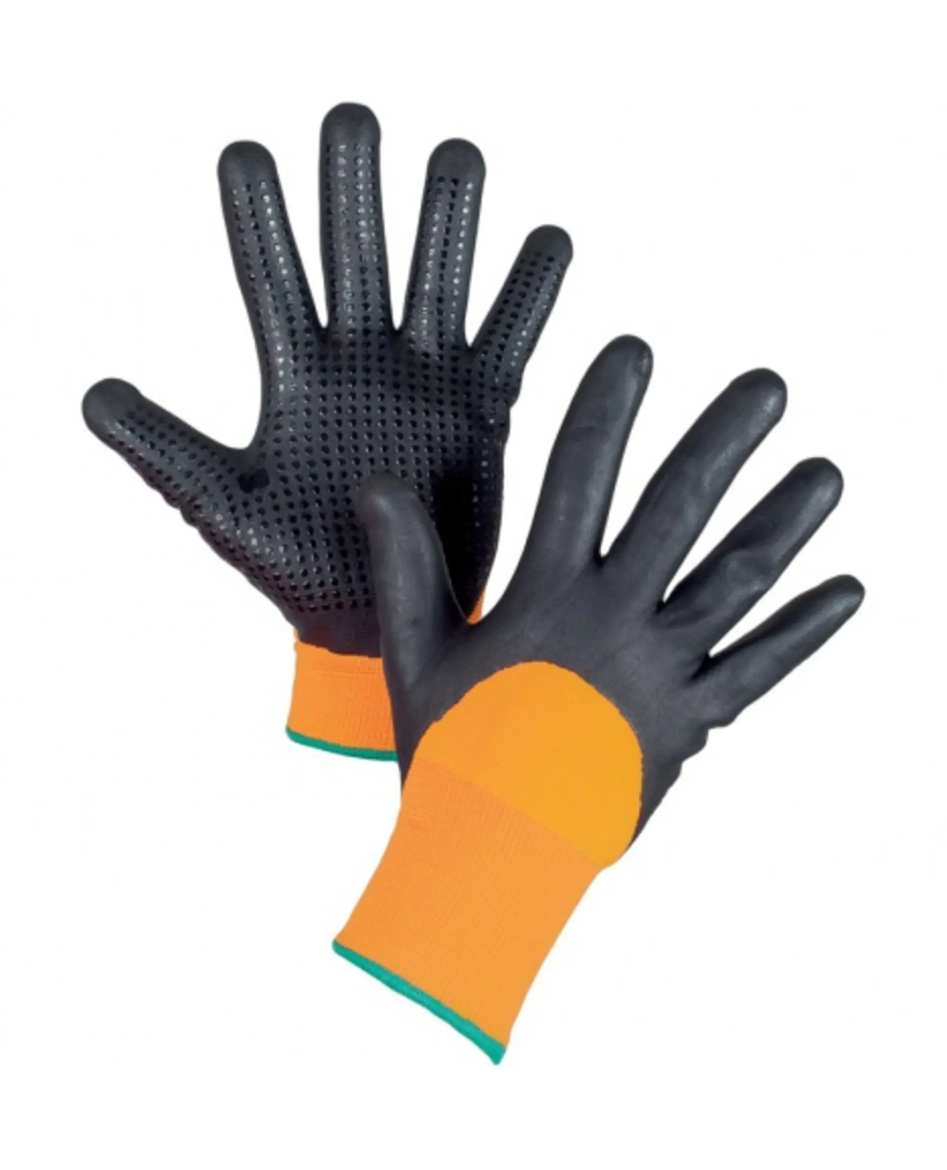 AERO NitroFoam Dot Thermo 1928 nitril PVC terčíky Rukavice teploodolné zimní