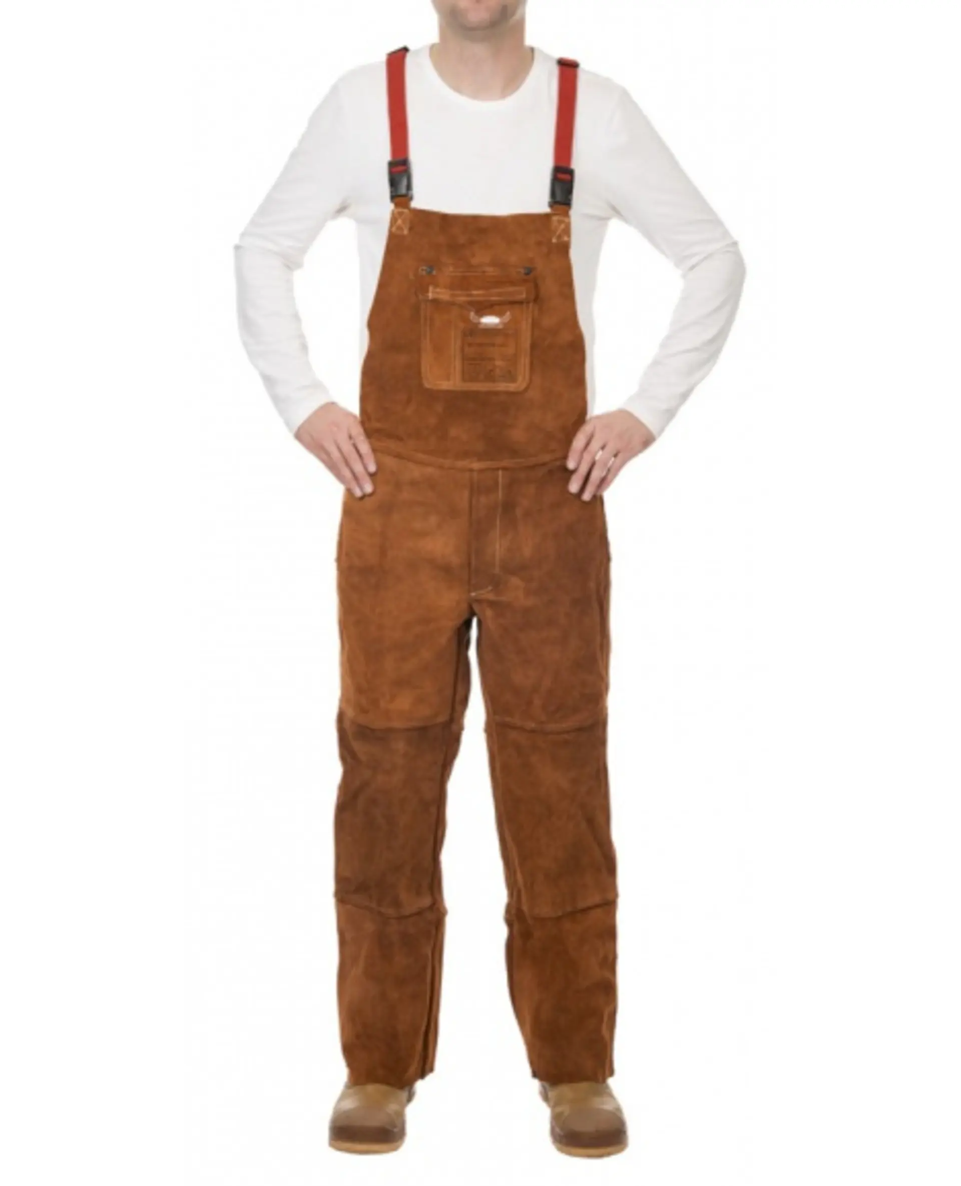 WELDAS Ultimate Comfort WELDAS Lava Brown 44-7648 Kalhoty s laclem svářečské 58-XL