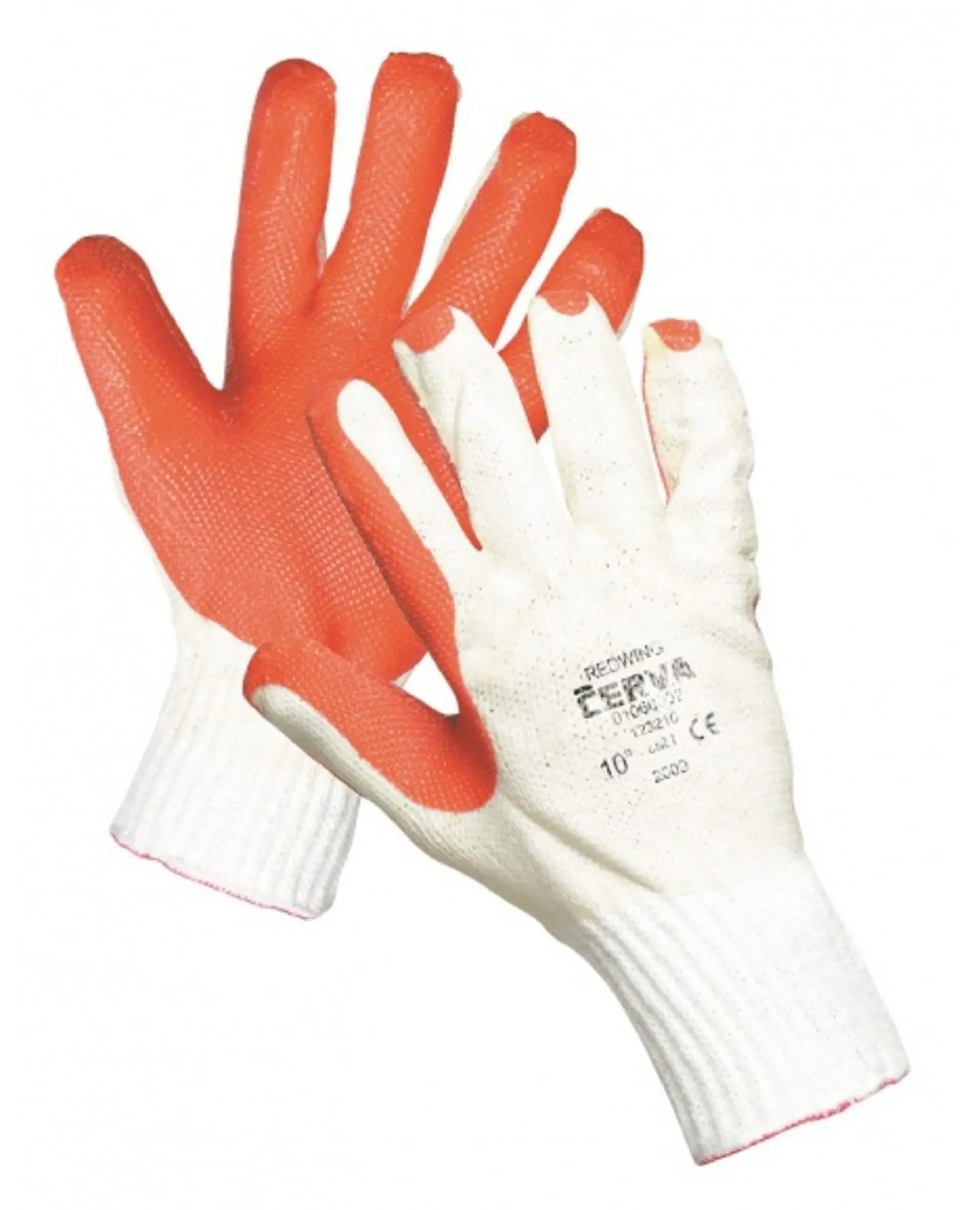 Cerva REDWING latex Rukavice povrstvené