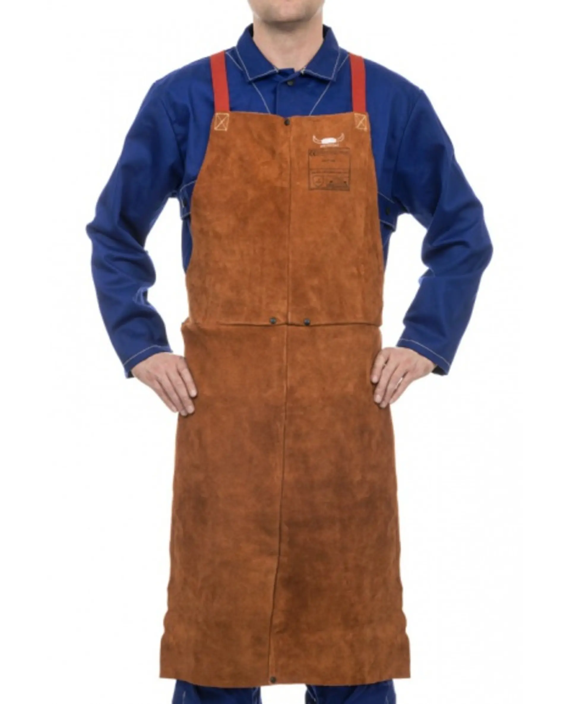 WELDAS Ultimate Comfort WELDAS Lava Brown 44-71 Zástěra svářečská 122x60cm
