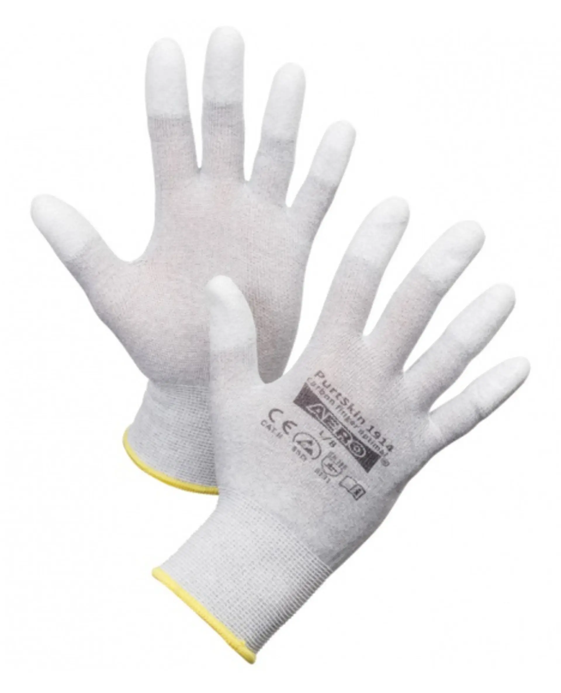 AERO PURTSKIN CARBON FINGER OPTIMAL 1914 ESD Rukavice povrstvené