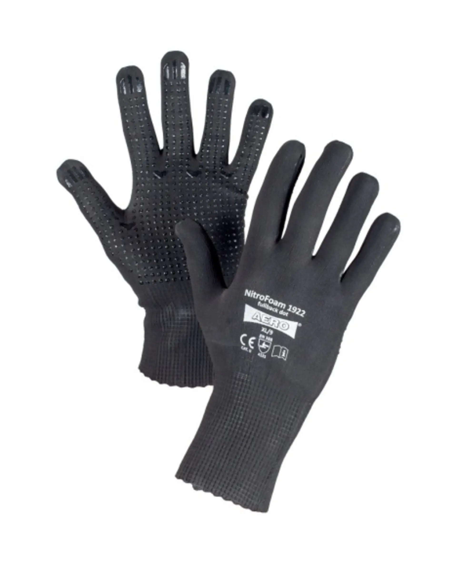AERO NITROFOAM FULLBACK DOT 1922 nitril PVC terčíky Rukavice povrstvené 7 M