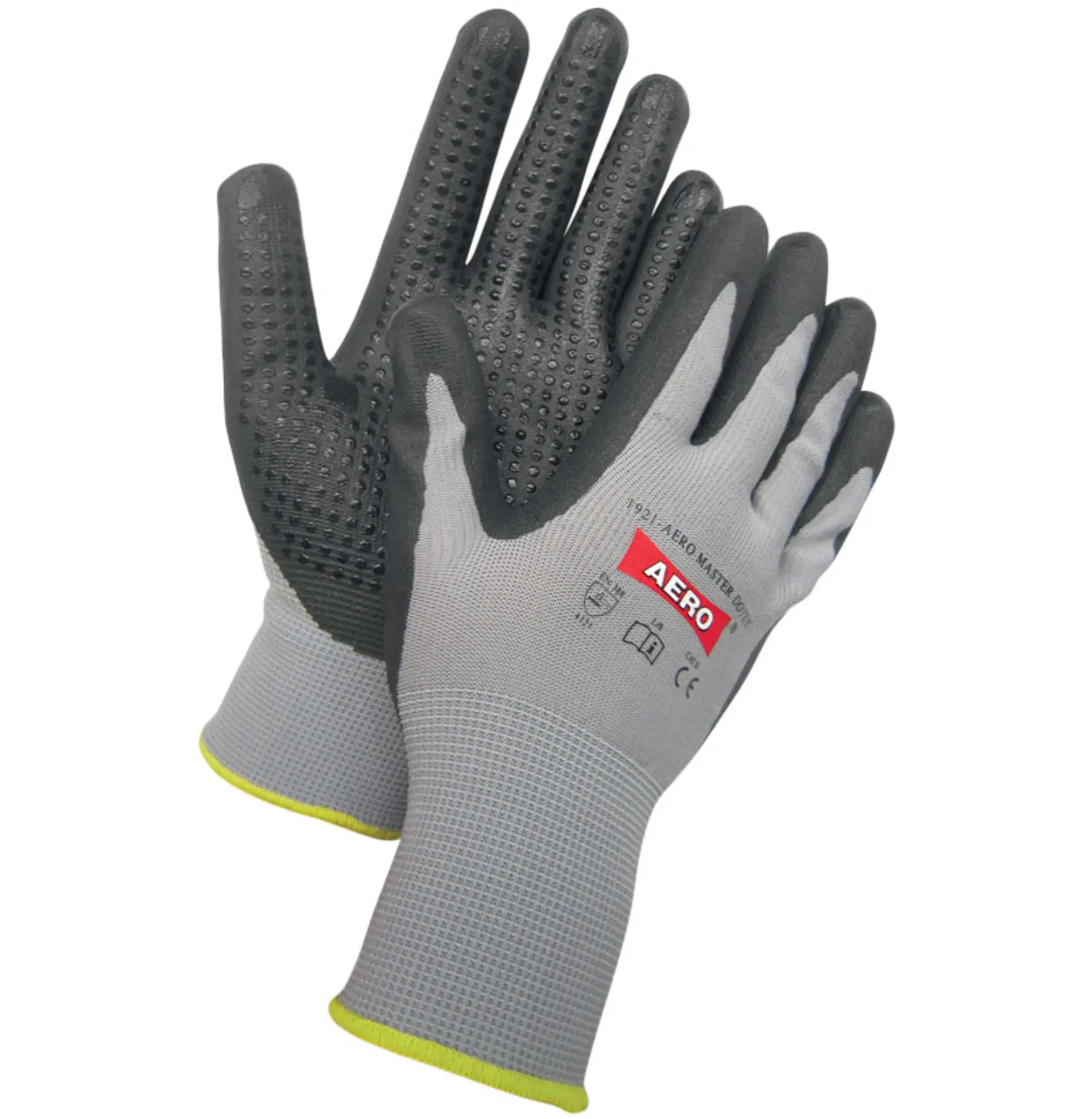 AERO NitroFoam Dot Optimal 1921 nitril PVC terčíky Rukavice povrstvené