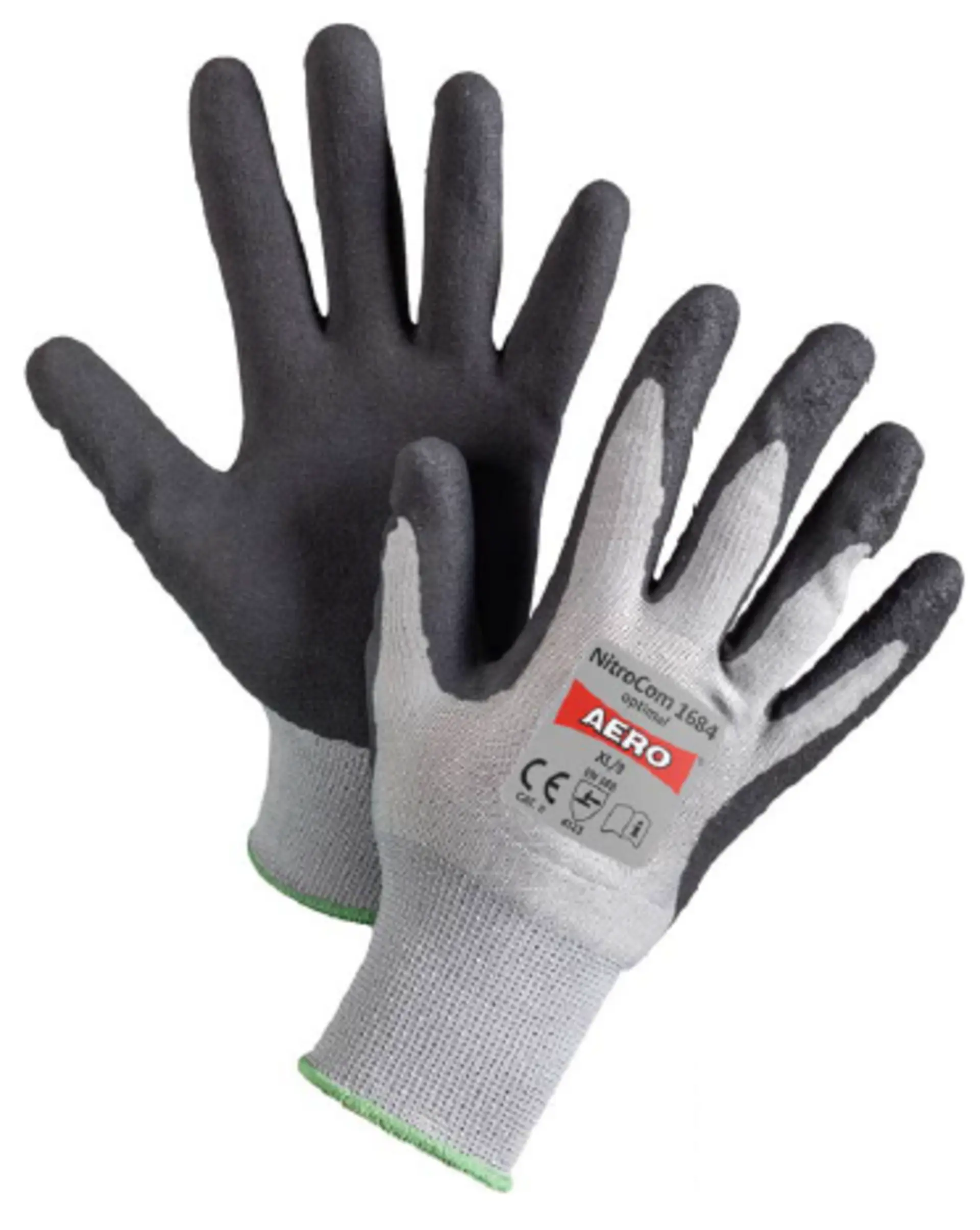 AERO NiroCom 1684 nitril Rukavice povrstvené