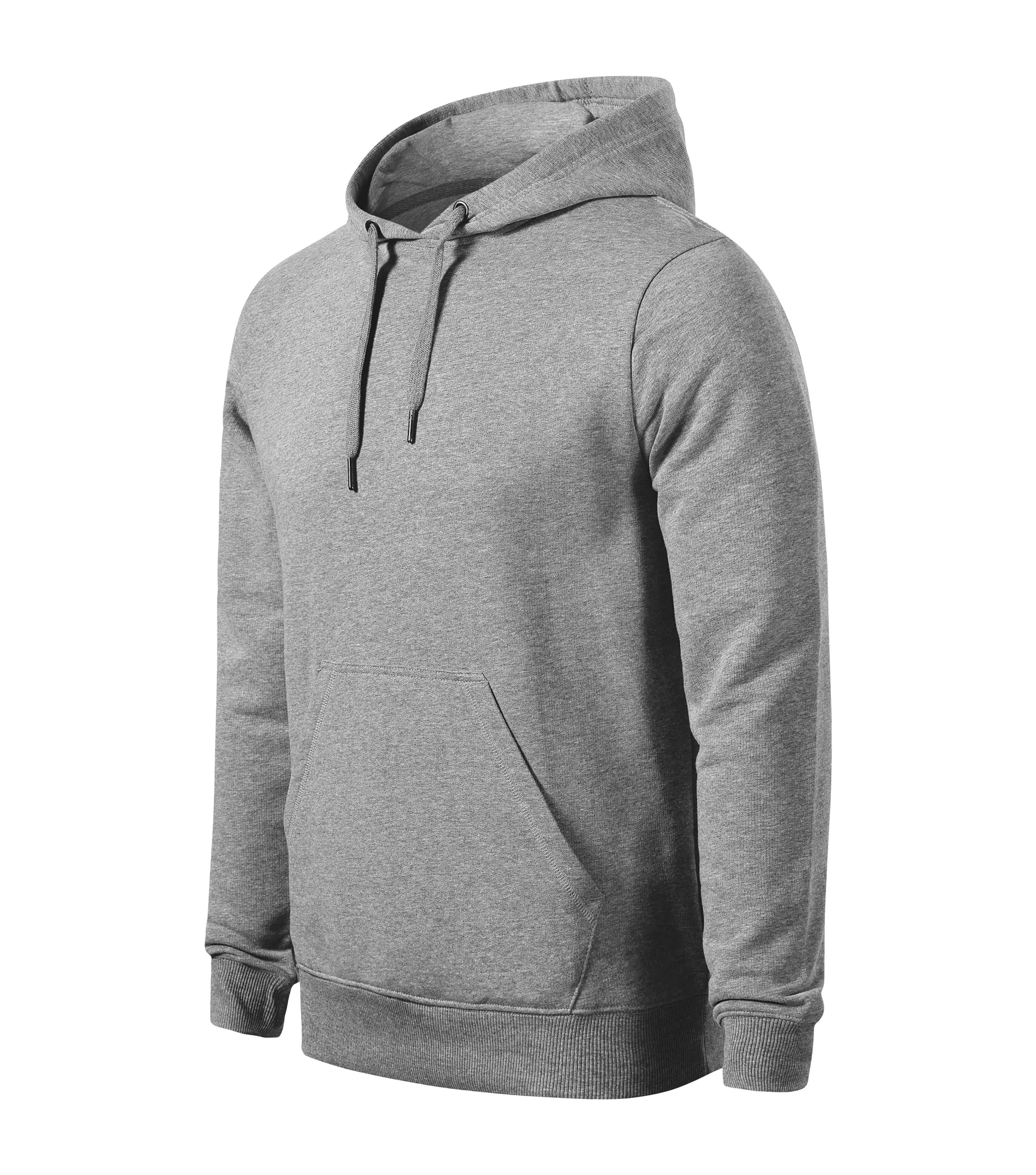 MALFINI BREAK pánská Mikina tmavě šedý melír XL 58-XL