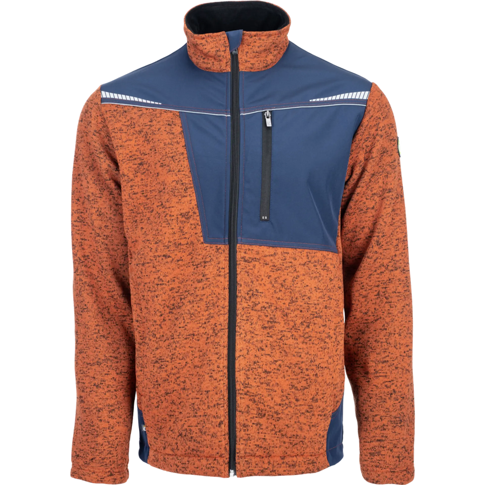 Cerva STIRLING STRETCH pletený Svetr na zip cihlová L 54-L