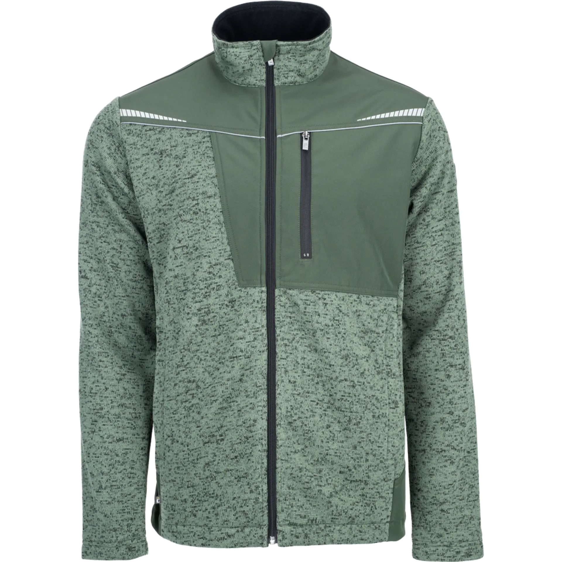Cerva STIRLING STRETCH pletený Svetr na zip zelená XL 58-XL