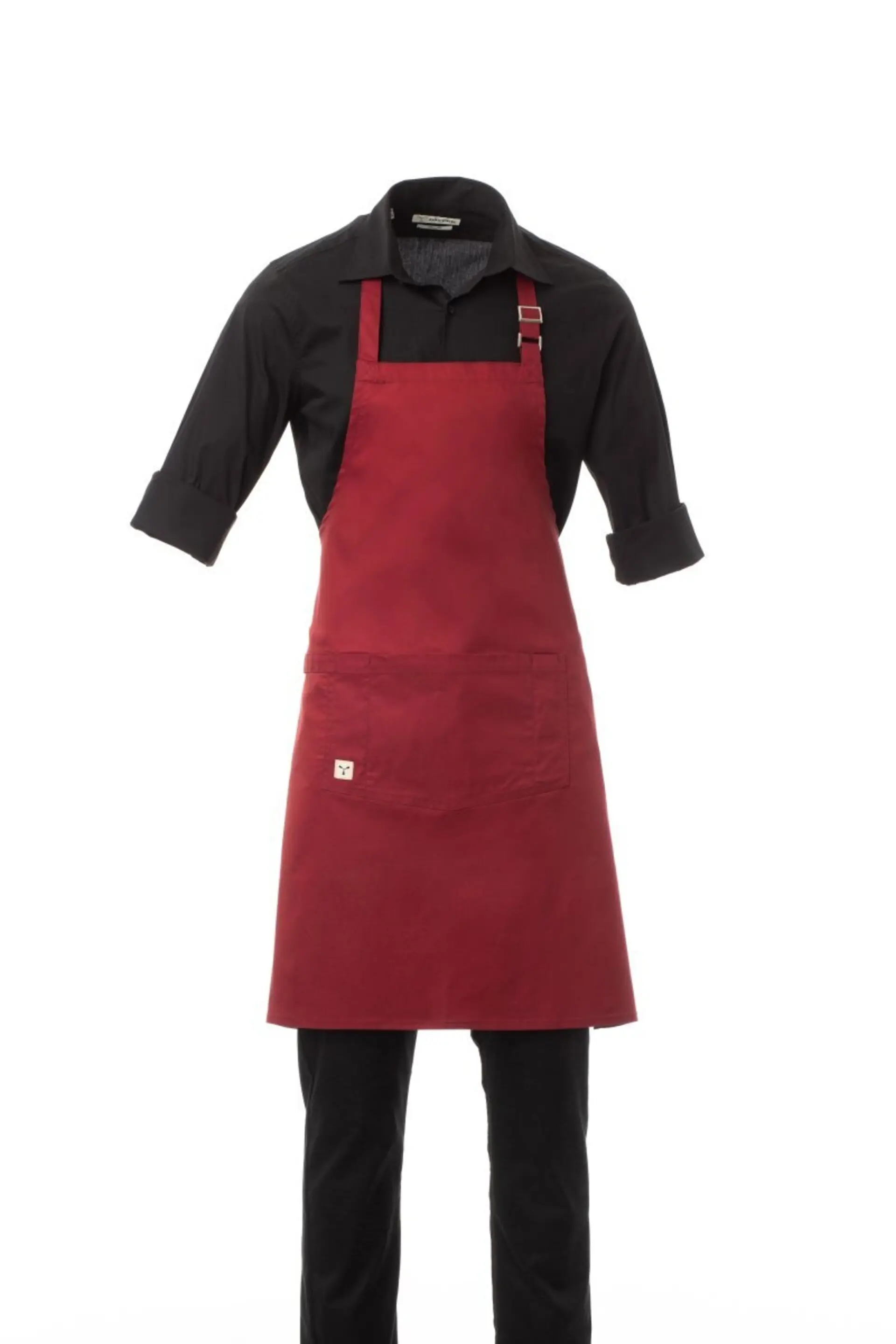 PayPer BISTROT Zástěra s laclem vínová