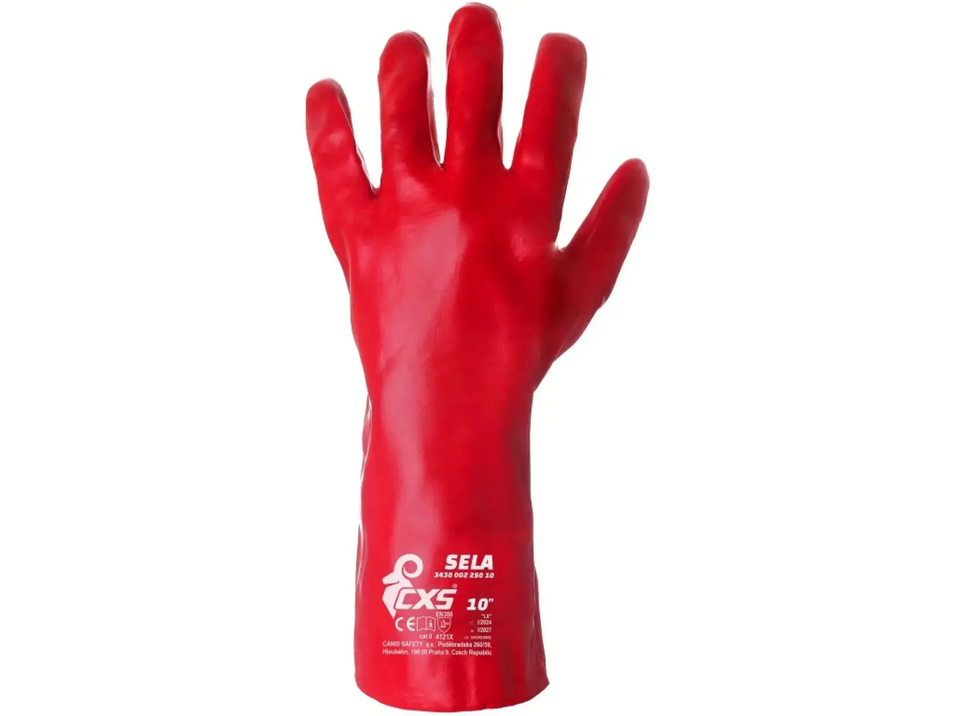CXS SELA PVC Rukavice gumové 10