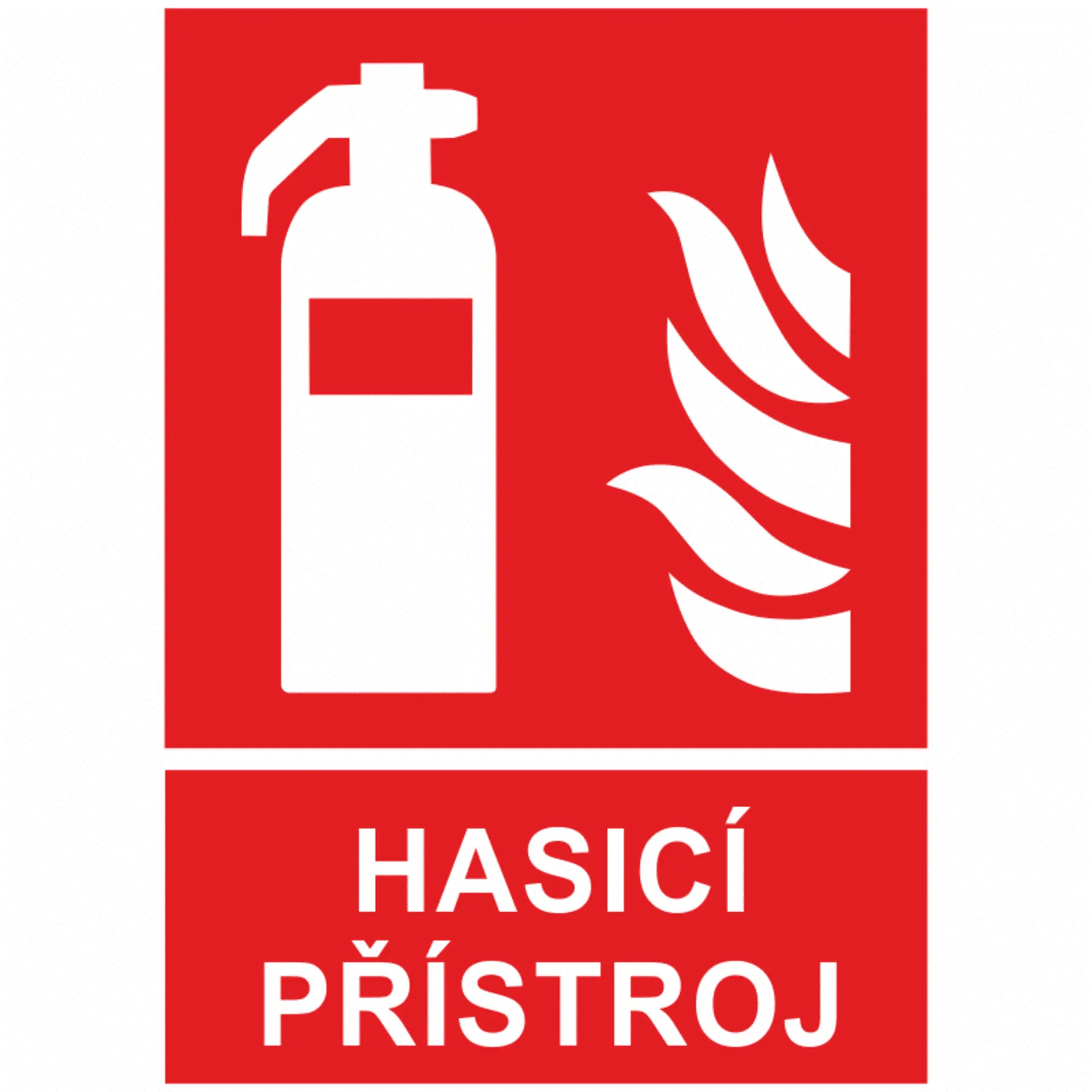 Bezpečnostní značky POZ32 A6 samolepka Hasicí přístroj